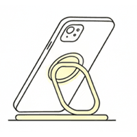 Doubles as a Hands-Free Stand